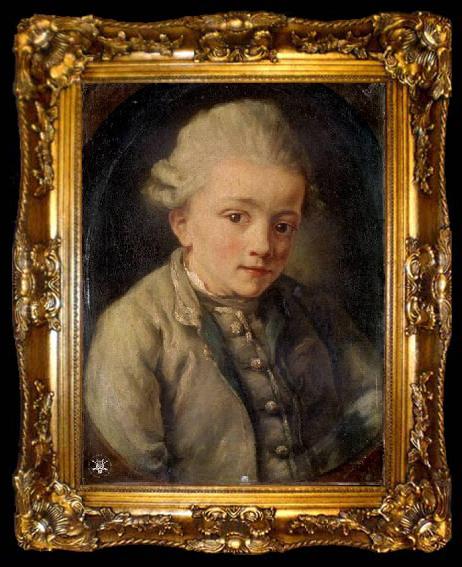 framed  Jean-Baptiste Greuze Portrait of a Boy, ta009-2